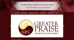 Desktop Screenshot of greaterpraisecogic.com