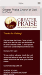 Mobile Screenshot of greaterpraisecogic.com